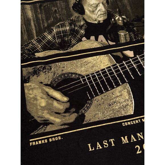 Willie Nelson 2018 Last Man Standing tour tee shirt size XL - Picture 7 of 10